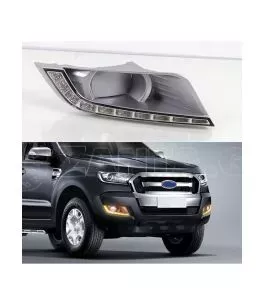 Ford Ranger T7 (XLT/Limited) 2016-2019 Εμπρόσθια Προβολάκια Ομίχλης DRL 