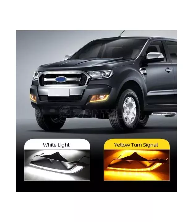 Ford Ranger T7 (XLT/Limited) 2016-2019 Εμπρόσθια Προβολάκια Ομίχλης DRL