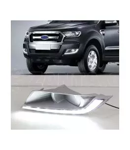 Ford Ranger T7 (XLT/Limited) 2016-2019 Εμπρόσθια Προβολάκια Ομίχλης DRL 