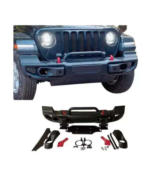 Jeep Wrangler (JL) 2018+ Μπροστά Προφυλακτήρας (10th Anniversary Long) Με U Bar & Σηκώματα