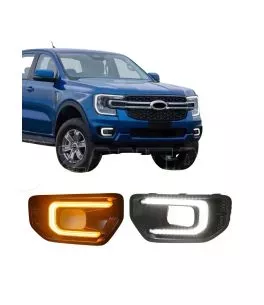 Ford Ranger (T9) 2023+ (XLT/Limited) Εμπρόσθια Προβολάκια Ομίχλης DRL 