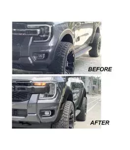 Ford Ranger (T9) 2023+ Φρύδια Τροχών (Slim Type) XLT / Limited 