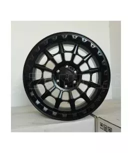 Ζάντες 20" Ιντσών 6x139,7 Αλουμινίου (Mαύρες με Ασημί Λεπτομέρειες) 