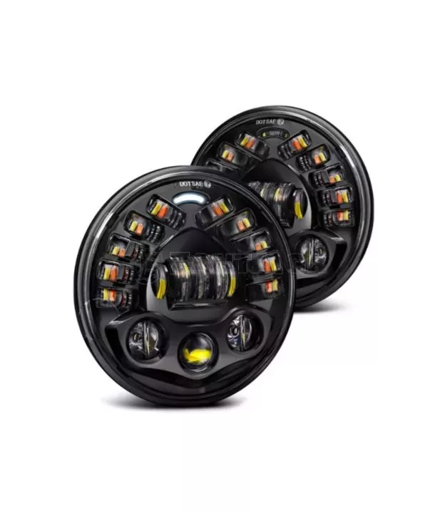 Suzuki Samurai 1984-1996 Φώτα Πορείας 7″ Ιντσών Led (Rail)