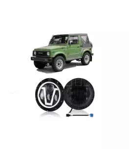 Suzuki Samurai 1984-1996 Φώτα Πορείας 7″ Ιντσών Led Τύπος (Avenger) 