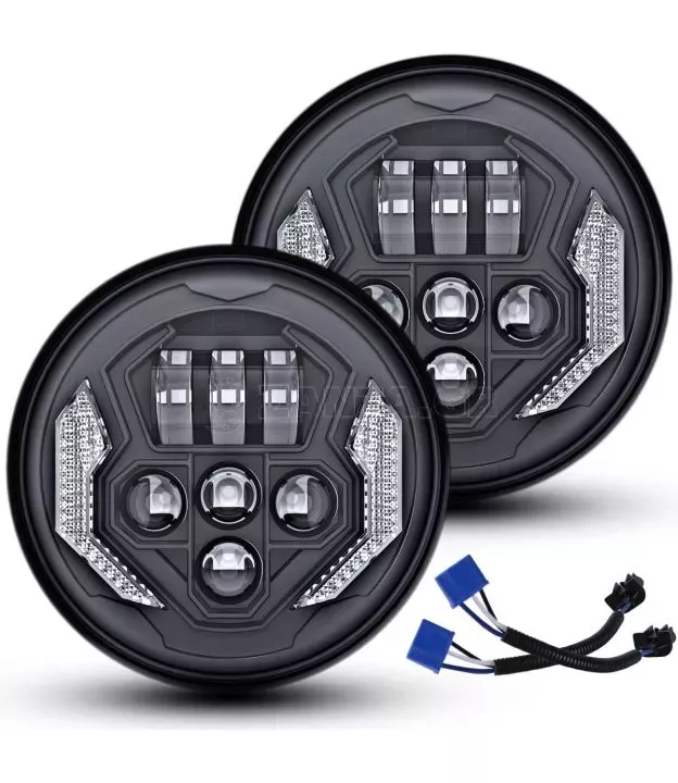 Suzuki Samurai 1981-1998 Φώτα Πορείας 7" Ιντσών Led (Flipper)