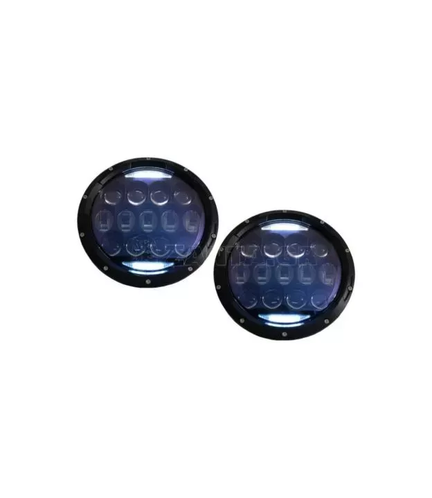 Jeep Wrangler (CJ) 1971-1986 Φώτα Πορείας 7" Ιντσών LED RGB (Spider)