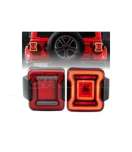 Jeep Wrangler (JL) 2018+ Πίσω Φανάρια Full LED (Square) 