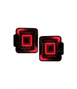 Jeep Wrangler (JL) 2018+ Πίσω Φανάρια Full LED (Square) 