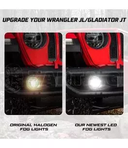 Jeep Gladiator (JT) 2019+ Προβολάκια Ομίχλης LED (Superior) 