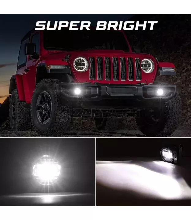 Jeep Gladiator (JT) 2019+ Προβολάκια Ομίχλης LED (Superior)