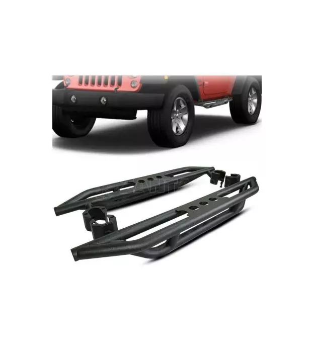 Jeep Wrangler (JK) 2-DRS 2007-2018+ Σιδερένια Σκαλοπάτια (Armor Guard)