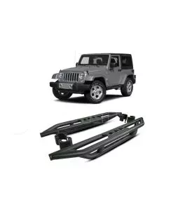 Jeep Wrangler (JK) 2-DRS 2007-2018+ Σιδερένια Σκαλοπάτια (Armor Guard) 