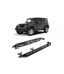 Jeep Wrangler (JK) 4-DRS 2007-2018+ Σιδερένια Σκαλοπάτια (Armor Guard) 