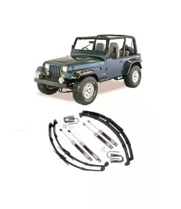 Jeep Wrangler (YJ) 1987-1996 Κιτ ανάρτησης ψηλώματος 2.5" [Rough Country] 