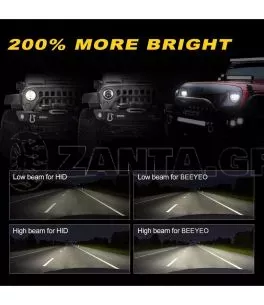 Jeep Wrangler (JK) 2007-2018 Φώτα Πορείας 7" Ιντσών Led (Stars) 