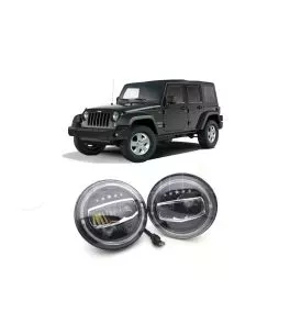 Jeep Wrangler (JK) 2007-2018 Φώτα Πορείας 7" Ιντσών Led (Stars) 