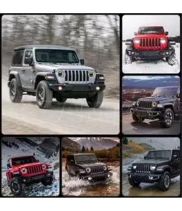 Jeep Wrangler (TJ) 1996-2006 Φώτα Πορείας 7" Ιντσών Led (Stars) 