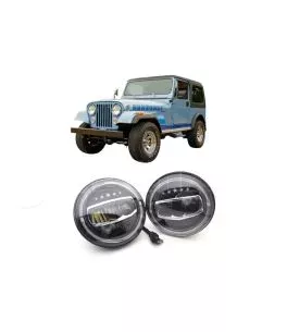 Jeep Wrangler (CJ) 1971-1986 Φώτα Πορείας 7" Ιντσών Led (Stars) 