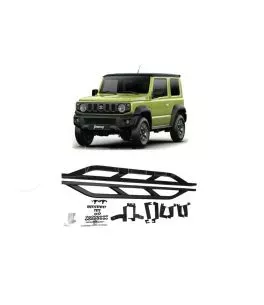 Suzuki Jimny 2018-2022 Σκαλοπάτια Αλουμινίου (Barricade Rock Slider) 