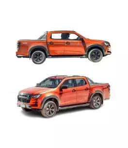 Isuzu D-Max 2012-2019 Ηλεκτρικό Ρολό Αλουμινίου Με ΑBS Roll Bar 