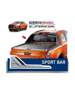 Isuzu D-Max 2019+ Ηλεκτρικό Ρολό Αλουμινίου Με ΑBS Roll Bar 