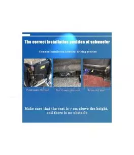 Αυτοενισχυόμενο Subwoofer Αυτοκινήτου 8" 150W RMS 
