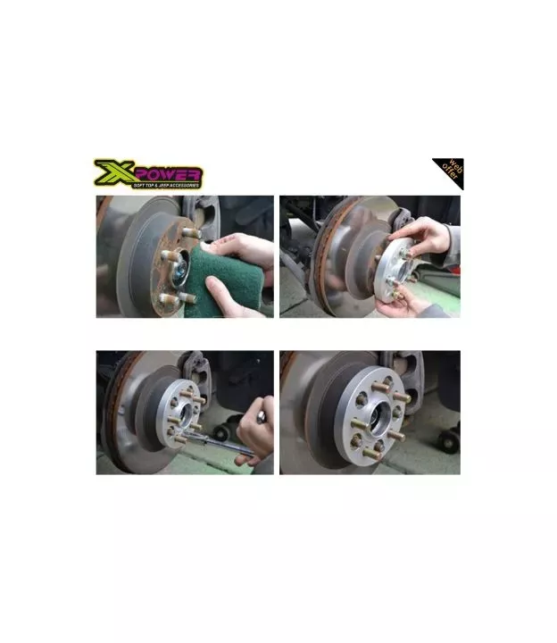 Jeep Grand Cherokee (WJ) 1999-2005 Αποστάτες Τροχών 2.5 Πόντων (Με Κέντρο)