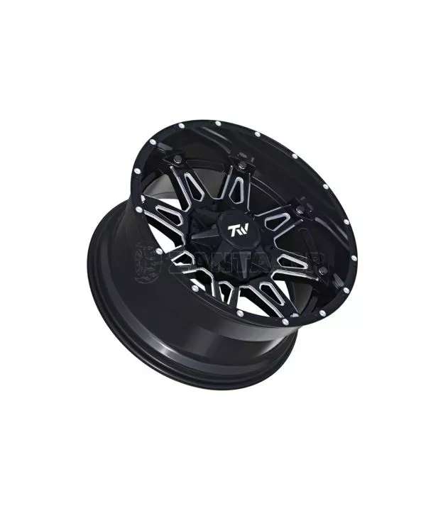 Ζάντες 20" Ιντσών 6x139.7 TW Wheels T1 Spear (Μαύρη - Ασημί )