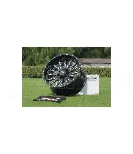 Ζάντες 20" Ιντσών 6x139.7 TW Wheels T8 Flame (Μαύρη - Ασημί) 