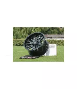 Ζάντες 20" Ιντσών 6x139.7 TW Wheels T8 Flame (Μαύρη - Πράσινη) 