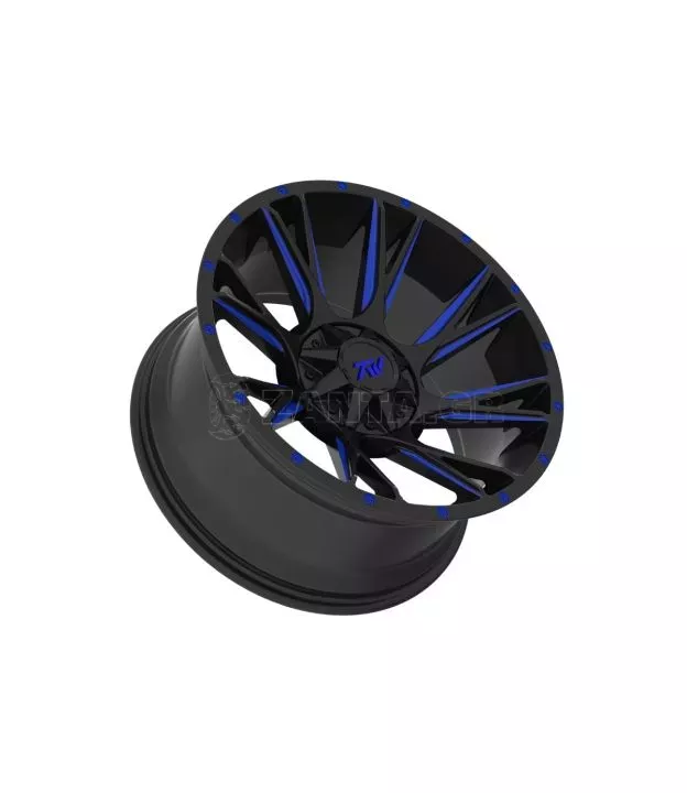 Ζάντες 20" Ιντσών 6x135 TW Wheels T12 Blade (Μαύρη - Μπλε)