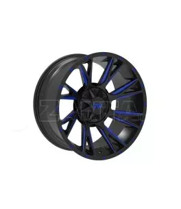 Ζάντες 20" Ιντσών 6x135 TW Wheels T12 Blade (Μαύρη - Μπλε) 