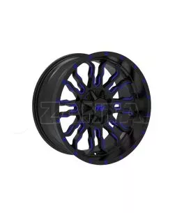 Ζάντες 20" Ιντσών 6x135 TW Wheels T8 Flame (Μαύρη - Μπλε) 