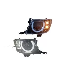 Toyota Hilux (Vigo) 2012-2015 Εμπρόσθια Φανάρια LED (Haetus) 