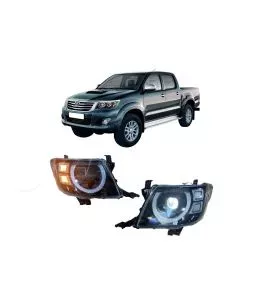 Toyota Hilux (Vigo) 2012-2015 Εμπρόσθια Φανάρια LED (Haetus) 