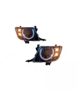 Toyota Hilux (Vigo) 2012-2015 Εμπρόσθια Φανάρια LED (Haetus) 
