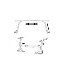 Chevrolet Silverado (1500/2500/3500) 1995-2023 Σιδερένιο Roll Cage 
