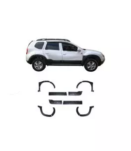 Dacia Duster 2010-2018 Φουσκώματα Πορτών Με Φρύδια Τροχών Σετ 