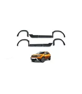 Dacia Duster 2018+ Φουσκώματα Πορτών Με Φρύδια Τροχών Σετ 