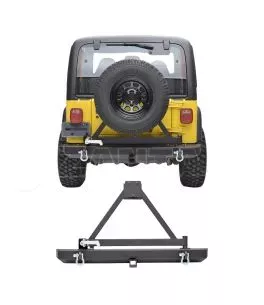 Jeep Wrangler (TJ) 1996-2006 Οπίσθιος Προφυλακτήρας Με Βάση Ρεζέρβας (Classic) 
