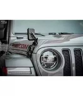 Jeep Wrangler (JL) 2018+ Κλειδαριά Καπό Με Καθρέπτη (Fury Awaken Series) 