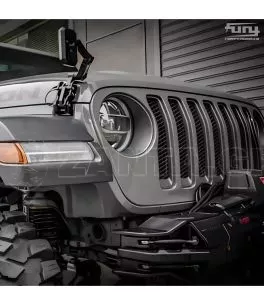 Jeep Wrangler (JL) 2018+ Κλειδαριά Καπό Με Καθρέπτη (Fury Awaken Series) 