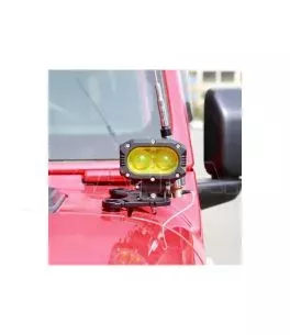 Jeep Wrangler (JL) 2018+ Βάσεις LED Καπό (2 τμχ) 