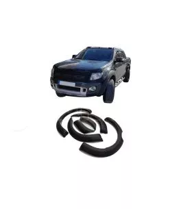 Ford Ranger T6 2012-2016 Φρύδια Τροχών Μαύρα Ματ (OEM) 