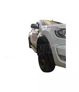 Ford Ranger T7 2016-2019 Φρύδια Τροχών Mαύρα Λεπτά (Slim) 