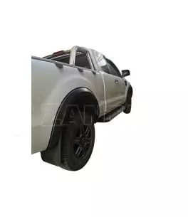 Ford Ranger T7 2016-2019 Φρύδια Τροχών Mαύρα Λεπτά (Slim) 