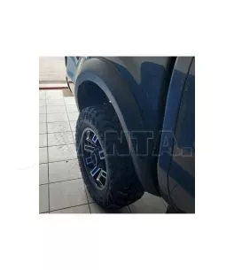 Ford Ranger (T7/Τ8) 2016-2022 Φρύδια Τροχών Μαύρα Ματ (OEM) Χωρίς Τρύπα Για Σένσορα 