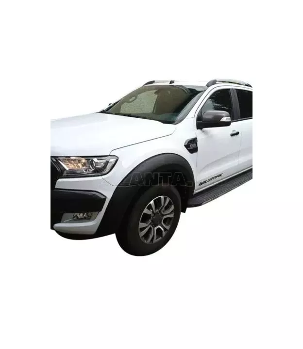 Ford Ranger (T7/Τ8) 2016-2022 Φρύδια Τροχών Μαύρα Ματ (OEM) Χωρίς Τρύπα Για Σένσορα