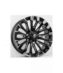 Ζάντες 17" Ιντσών 5x127 - Μαύρο Ματ Με Ασημί Λεπτομέρειες [Devil] 
